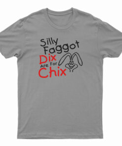 Silly Faggot Dix Are For Chix T-Shirt