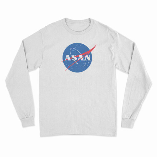 ASAN NASA Logo Parody Long Sleeve T-Shirt