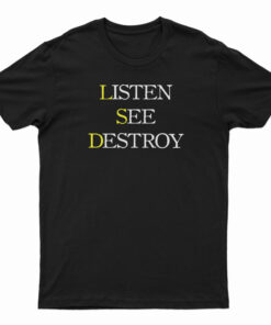 Asap Rocky Listen See Destroy T-Shirt