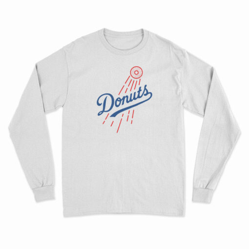 Donuts Dodgers Long Sleeve T-Shirt