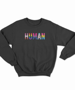 HUMAN LGBT Flag Sweatshirt