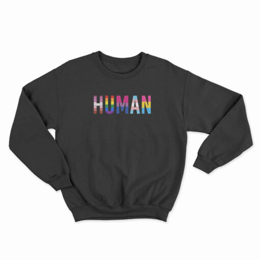 HUMAN LGBT Flag Sweatshirt