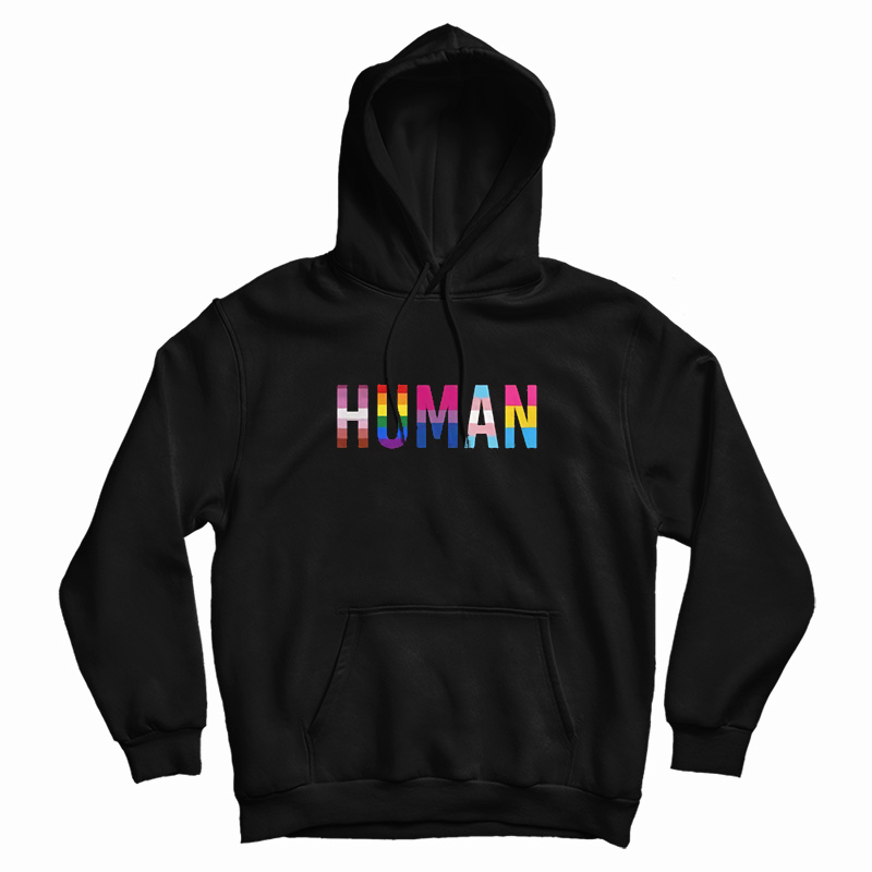 HUMAN LGBT Flag Hoodie