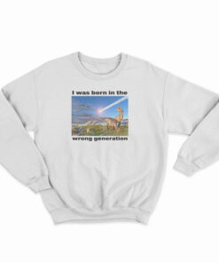 I Was Born In The Wrong Generation Sweatshirt