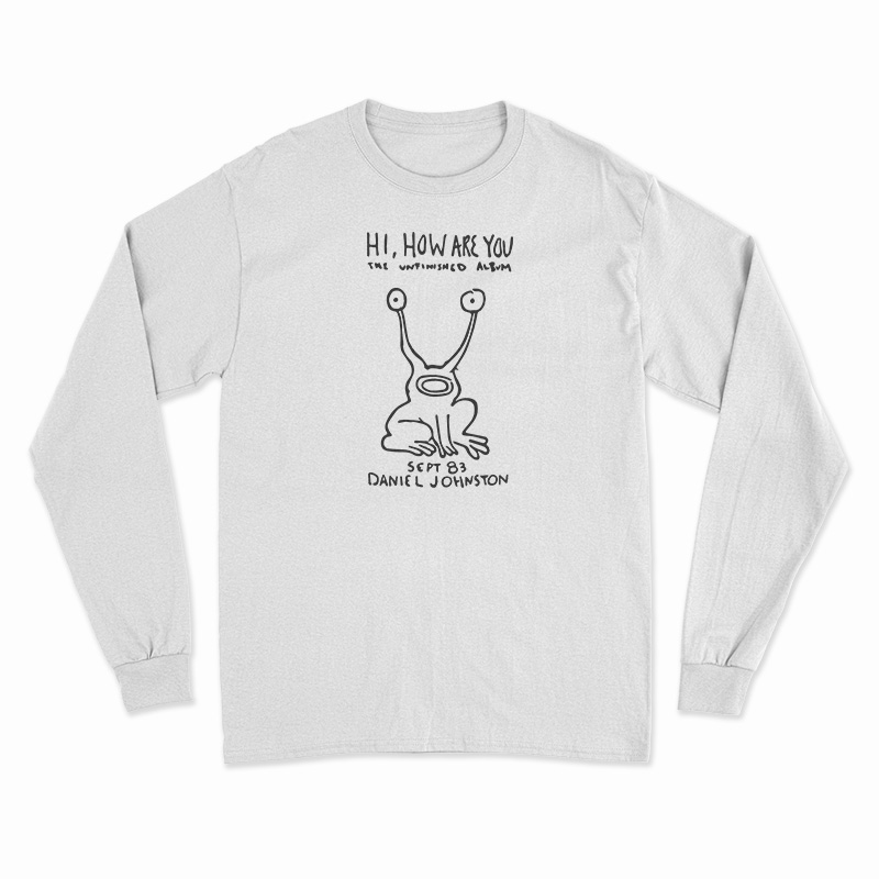 Kurt Cobain Hi How Are You Long Sleeve T-Shirt