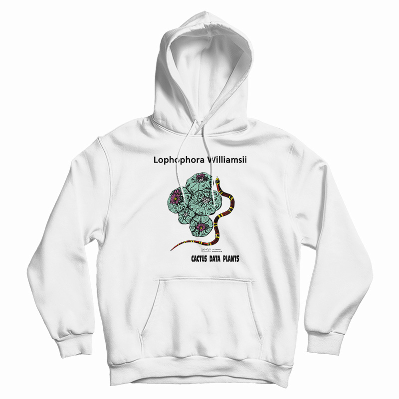 Lophophora Williamsii Cactus Data Plants Hoodie