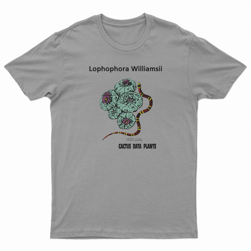Lophophora Williamsii Cactus Data Plants T-Shirt