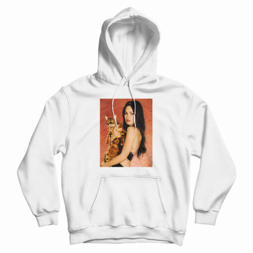 Megan Fox And Cats Hoodie