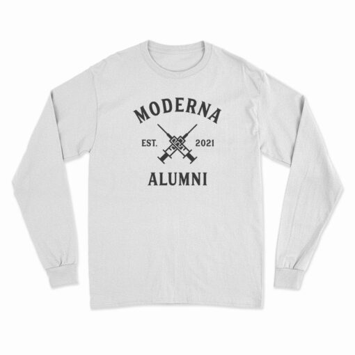 Moderna Alumni Est 2021 Long Sleeve T-Shirt