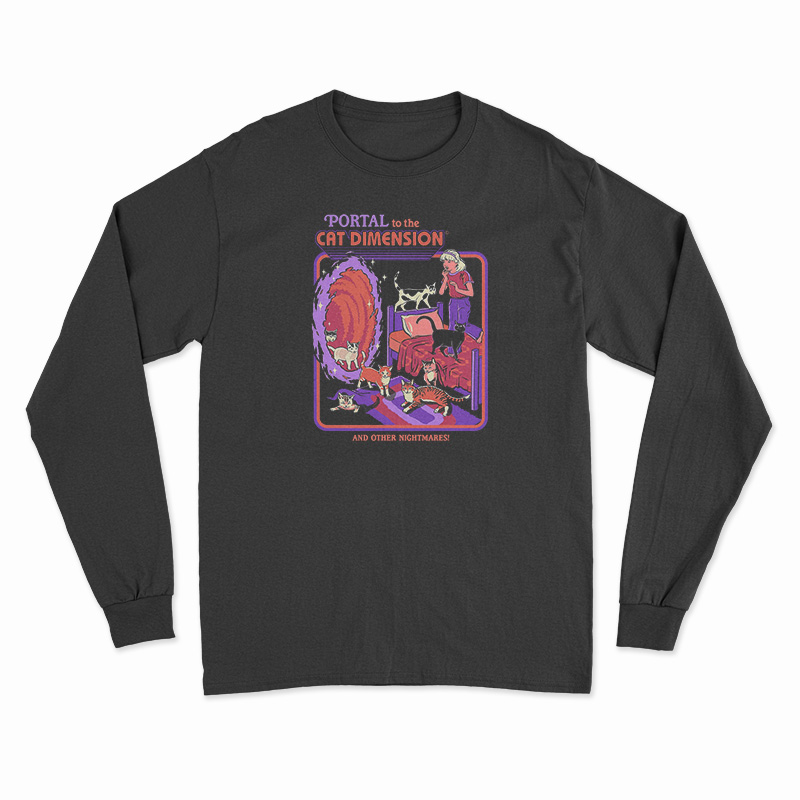 Portal To The Cat Dimension Long Sleeve T-Shirt