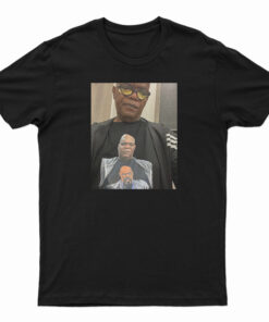 Samuel L. Jackson Wearing Samuel L. Jackson A T-Shirt