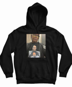 Samuel L. Jackson Wearing Samuel L. Jackson A Hoodie