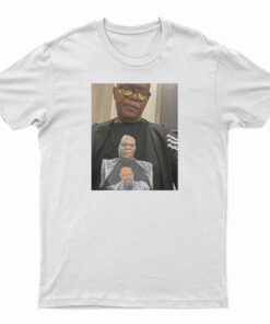 Samuel L. Jackson Wearing Samuel L. Jackson A T-Shirt