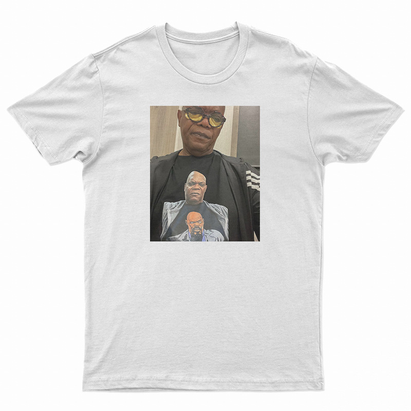 Samuel L. Jackson Wearing Samuel L. Jackson A T-Shirt