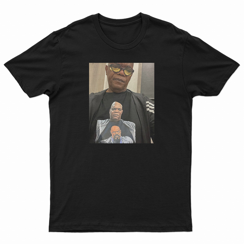 Samuel L. Jackson Wearing Samuel L. Jackson A T-Shirt