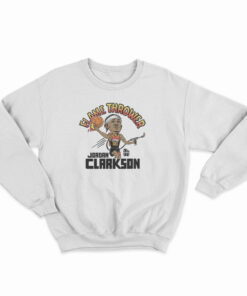 Utah Jazz Flamethrower Nickname Jordan Clarkson Sweatshirt
