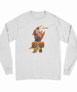 Vintage Namco Tekken 3 Grafis Anime Video Game Long Sleeve T-Shirt