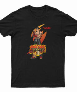 Vintage Namco Tekken 3 Grafis Anime Video Game T-Shirt For