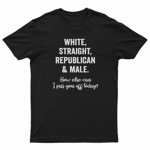 White Straight Republican And Male T-Shirt