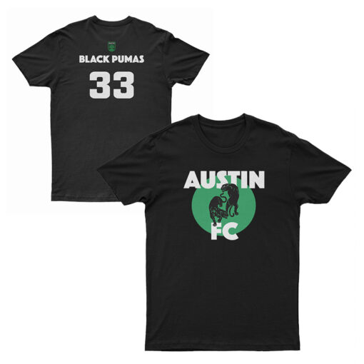 Black Pumas And Austin FC T-Shirt
