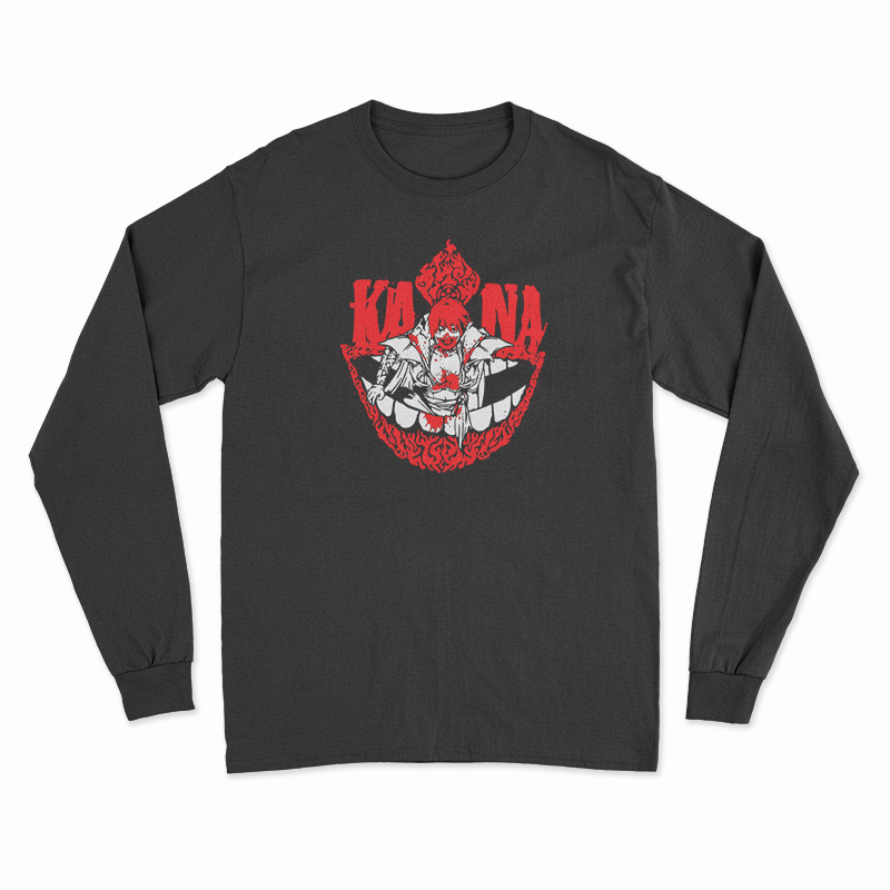 Kana Asuka Wrestling Funny Long Sleeve T-Shirt