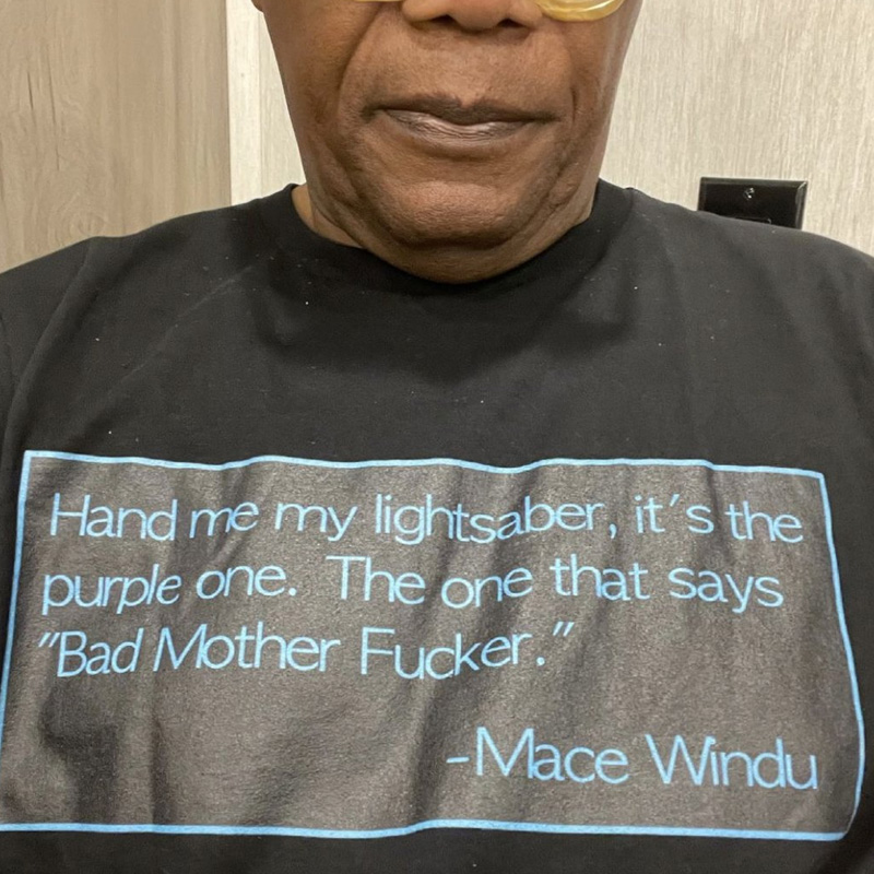 Mace Windu Quotes Bad Mother Fucker T-Shirt