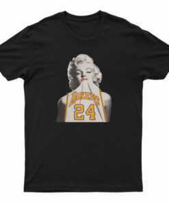 Marilyn Monroe Lakers 24 Kobe Bryant T-Shirt