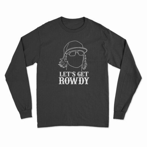 Mississippi State Rowdey Jordan Let's Get Rowdy Long Sleeve T-Shirt