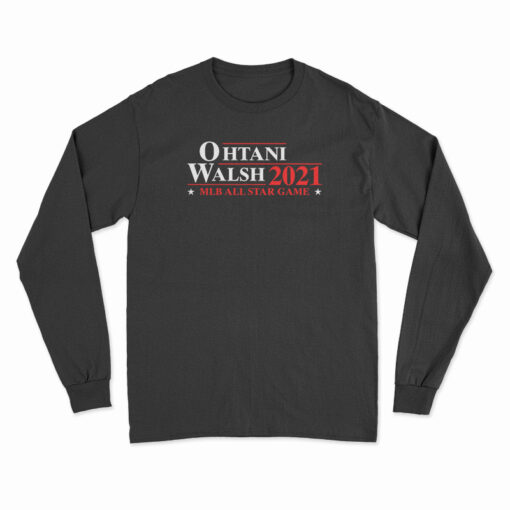 Ohtani Walsh 2021 Mlb All Star Game Long Sleeve T-Shirt