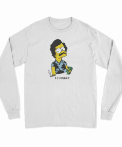 Pablo Escobart Simpson Long Sleeve T-Shirt
