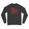 Paul And Booker And Bridges And Crowder And Ayton Long Sleeve T-Shirt