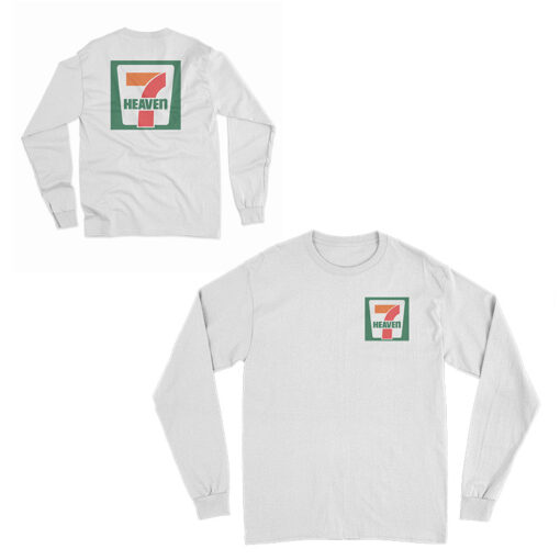 Seventh Heaven 7 Eleven Logo Parody Long Sleeve T-Shirt