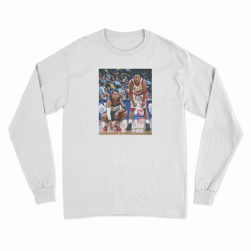 Steve Francis And Allen Iverson Long Sleeve T-Shirt