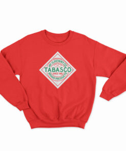 Tabasco Hot Sauce Logo Sweatshirt