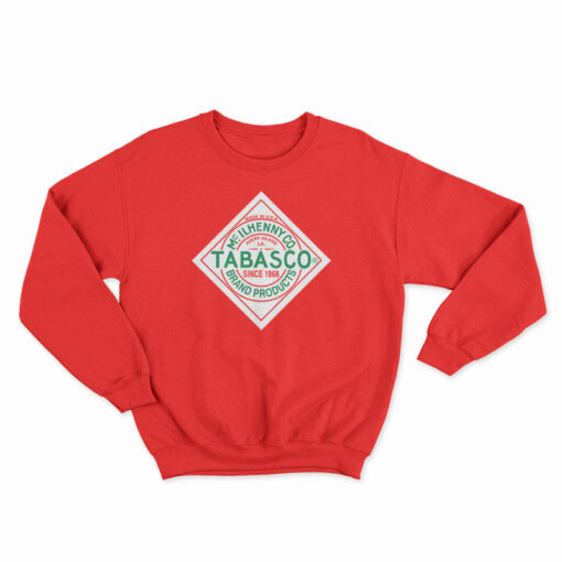 Tabasco Hot Sauce Logo Sweatshirt