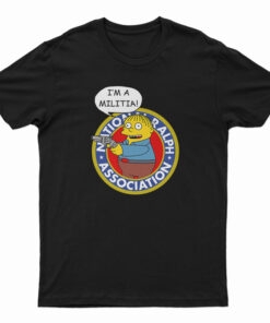 The Simpsons Ralph Wiggum I'm A Militia T-Shirt