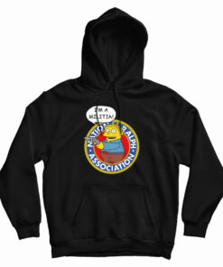 The Simpsons Ralph Wiggum I'm A Militia Hoodie