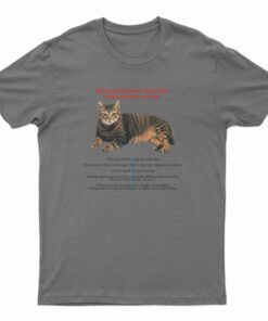 All I Need To Know About Life I Learned From My Cat T-Shirt
