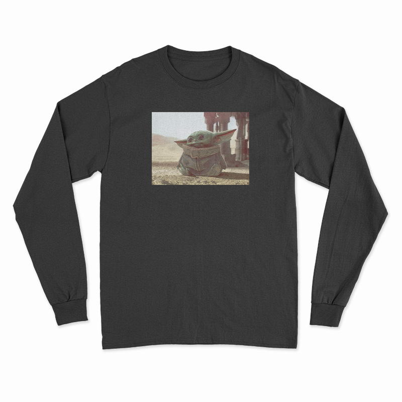 Baby Yoda The Mandalorian Long Sleeve T-Shirt