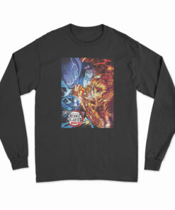 Demon Slayer Kyojuro Rengoku Vs Akaza Long Sleeve T-Shirt