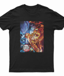 Demon Slayer Kyojuro Rengoku Vs Akaza T-Shirt