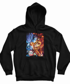 Demon Slayer Kyojuro Rengoku Vs Akaza Hoodie
