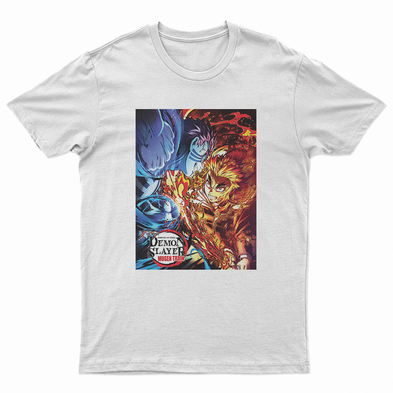 Demon Slayer Kyojuro Rengoku Vs Akaza T-Shirt