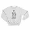 Eye Chart Veda Scott Sweatshirt