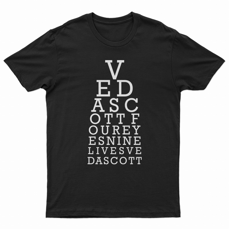 Eye Chart Veda Scott T-Shirt