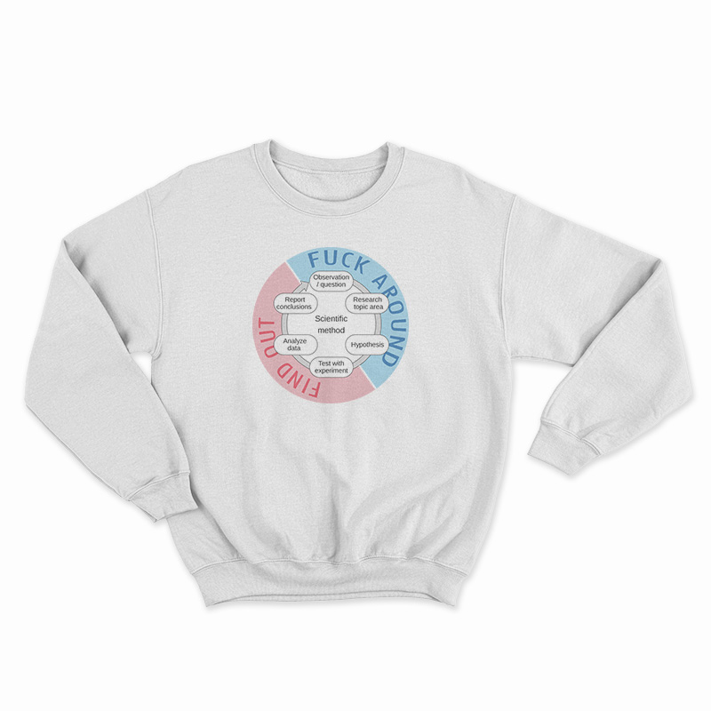 Fuck Around Find Out Scientific Method Sweatshirt