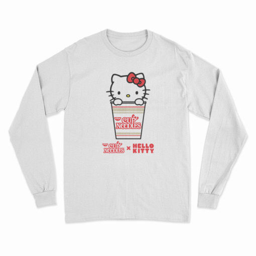 Hello Kitty Cup Noodles Long Sleeve T-Shirt