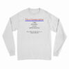 I'm A Conservative Long Sleeve T-Shirt