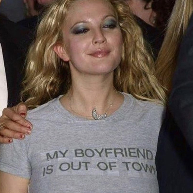 My Boyfriend Is Out Of Town T-Shirt