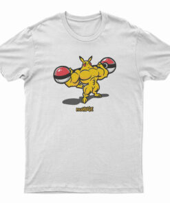 Pika Huge Buff Pikachu Pokemon T-Shirt